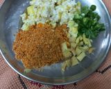 A picture of step 1 of Stuffed Aloo Tikki.