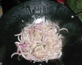 A picture of step 2 of Suya-spiced pasta stir-fry.