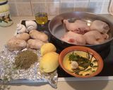 A picture of step 2 of Lemon Roasted Chicken with Potatoes (Simple) by Antonis.