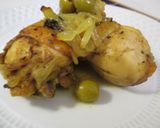 Foto del paso 10 de la receta: Pollo al curry con limón y aceitunas