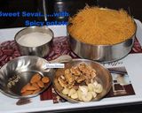 A picture of step 1 of Sweet Sevai with spicy potato .