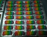 Foto langkah ke 4 dari resep Lidah kucing rainbow.