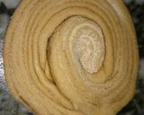 A picture of step 6 of Lachha paratha.