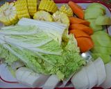 Hình bước làm 1 của món Hủ tiếu chay