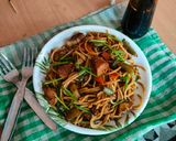 কলকাতা স্টাইলে চিকেন চাউমিন (kolkata style chicken chow mein recipe in bengali) রেসিপির ধাপ 9 ছবি
