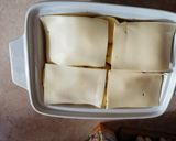 Egyszerű sajtos-sonkás-krumplis egytálétel recept fázis 3 fotója