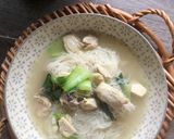 Gambar langkah 5 resipi Bihun Sup Bawang Putih.