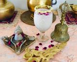A picture of step 2 of Thandai Summer drink.