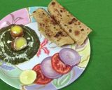 A picture of step 13 of Potato Paneer Kofta In Spinach Palak Gravy.