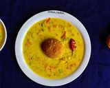A picture of step 10 of Millet cutlet in coconut greavy.