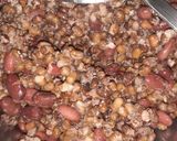 A picture of step 1 of Dal makhni.