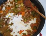 Kelbimbós sárgarépás tejfölös sertésragu recept fázis 3 fotója