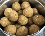 A picture of step 21 of Methi Coconut Laddu.