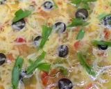 A picture of step 5 of Omelette Pizza.