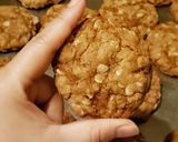 รูปขั้นตอนการทำที่ 3 ของ คุกกี้ ข้าวโอ๊ต+มะพร้าว Oatmeal+Coconut Cookies 🍪