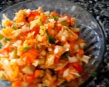 A picture of step 3 of Mango salsa.