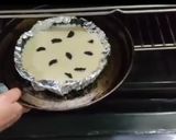 A picture of step 6 of Oreo cheese cake.