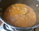 A picture of step 1 of Mutton besan curd curry.