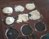 A picture of step 6 of Chocolates with ganache filling.