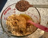 A picture of step 3 of No Bake Energy Bites.