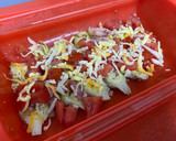 Foto del paso 3 de la receta: Alcachofas con tomate 🍅, bacon y queso rallado al Lékué
