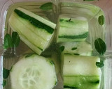 Foto del paso 2 de la receta: Agua fresca de pepino y menta🍸