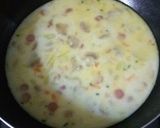 Foto langkah ke 4 dari resep Sup Cream Jamur Sosis.