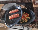 Foto del paso 2 de la receta: Salmón al vapor con verduritas en thermomix