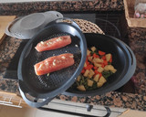 Foto del paso 2 de la receta: Salmón al vapor con verduritas en thermomix