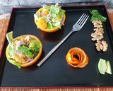 A picture of step 3 of Orange avocado salad.