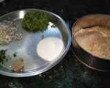 A picture of step 1 of Bread crumbs ke fingers rolls.