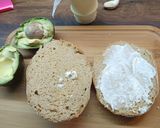 Mexikói tortaszendvics sült babbal zöldségekkel, baconnel recept fázis 5 fotója