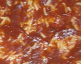 A picture of step 3 of Instant Noodles pizza.