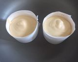 Foto langkah ke 4 dari resep (015).Japanese Souffle Pancake (No mixer,Takaran sendok).