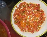 A picture of step 2 of Peppered ponmo.