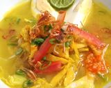 Foto langkah ke 5 dari resep Soto Ayam kuning.