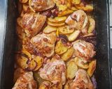 A picture of step 3 of Lemon and Oregano Chicken Tray Bake.