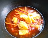 Foto langkah ke 8 dari resep Ayam asam manis pedas.