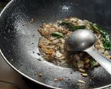 A picture of step 5 of Dal palak (spinach dal).