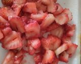 A picture of step 3 of Eggless Milk Sponge Cake with Strawberries.