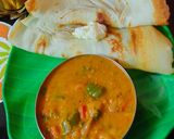 A picture of step 8 of Dosa with Spicy Onion Curry.