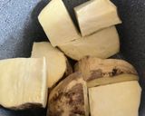 A picture of step 1 of Sweet potatoes pie #PiDayPie.