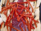 Colita al horno con papas