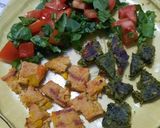 Foto del paso 6 de la receta: Ensalada con vinagreta de naranja y hamburguesas