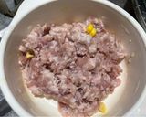 Foto langkah ke 1 dari resep Sup Jagung Telur mix Daging.