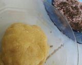 Foto langkah ke 4 dari resep Bakpia Teflon Isi Keju Coklat.