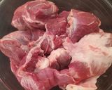 A picture of step 1 of Beef Birria.