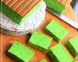 Foto langkah ke 10 dari resep PANDAN OGURA CAKE with POPPYSEEDS The Best Ogura Ever (improve).