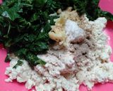 Foto langkah ke 2 dari resep Rolade Tahu Daun Singkong.
