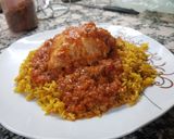 Foto del paso 9 de la receta: Arroz amarillo con salsa de pollo
